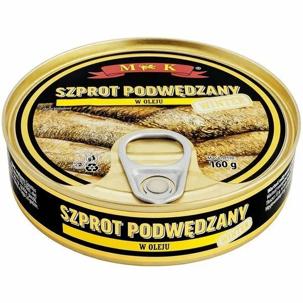 Geräucherte Sprotten in Öl Winter MK 160g Fisch Fish Dosenfisch Szprot Smoked