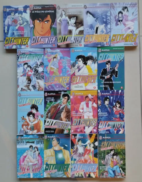 Lot de 17 Mangas City Hunter Tomes 1 à 17 J'ai Lu