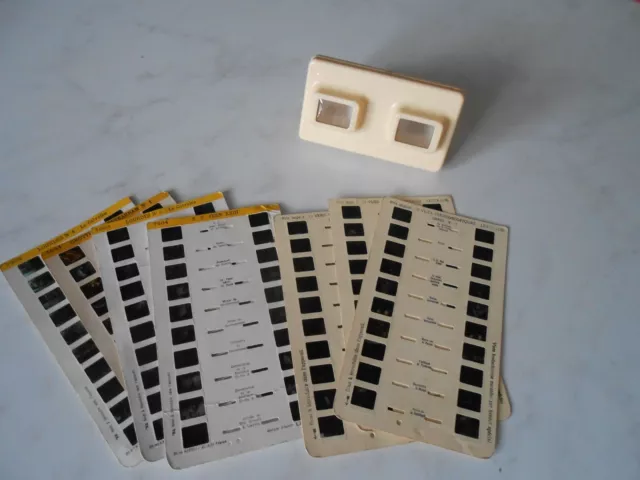 VISORE 3D STEREOSCOPE LESTRADE SIMPLEX MADE IN FRANCE ANNI 60 + Varie Pellicole