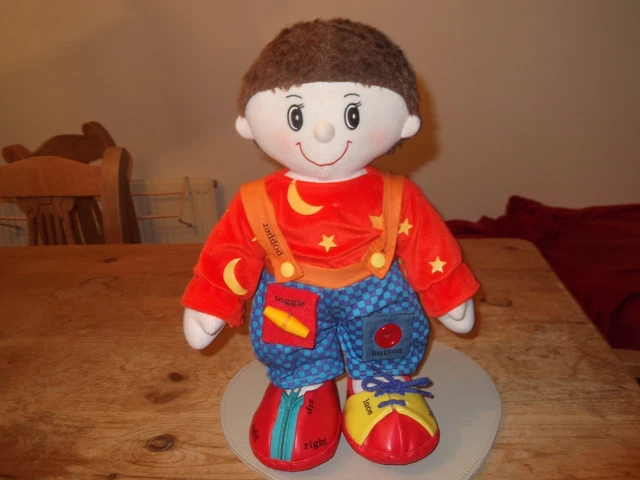 BOOTS VINTAGE LEARN to dress Popper soft toy plush rag doll 90s