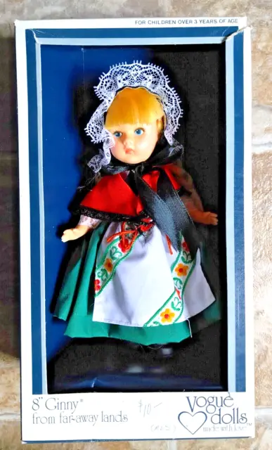 Vogue Dolls Scandinavia Girl in Box 8" Ginny From Far Away Lands Vintage!