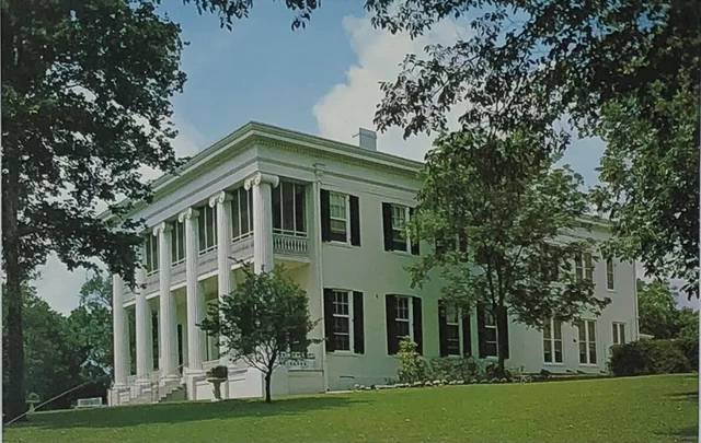 Postcard TX Austin Texas Governors Mansion ￼Greek Revival Ionic Columns 1361