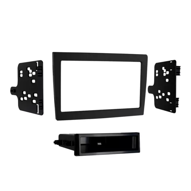 1DIN 2DIN Cadre montage lunette radio pour Porsche 997 2005-2012 Metra 99-9606B