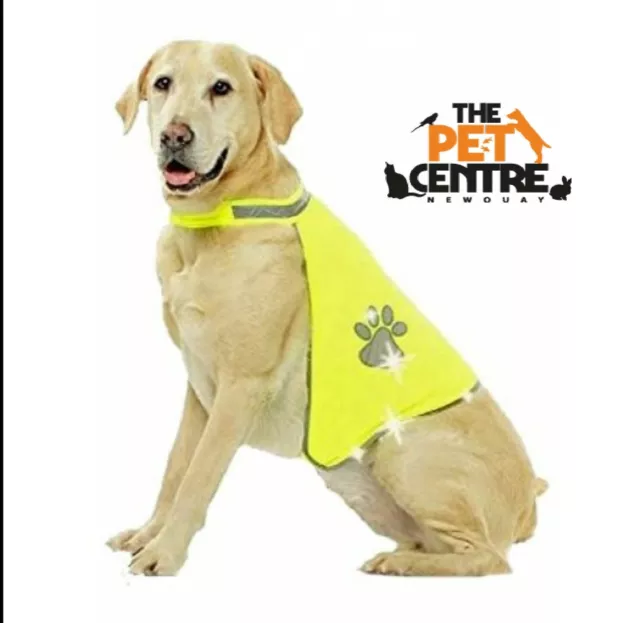 High Visibility Pet Hi Vis Coat Pet Reflective Vest Pet Safety Vest Dog LARGE