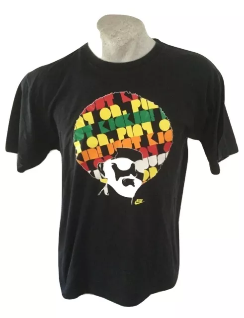NIKE REGGAE T-Shirt da uomo sportiva Maglia Bob Marley Manica corta Cotone Tg L