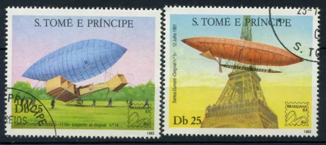 Saint Thomas and Prince Islands 1983 Mi. 827-828 Used 100% International Stamp