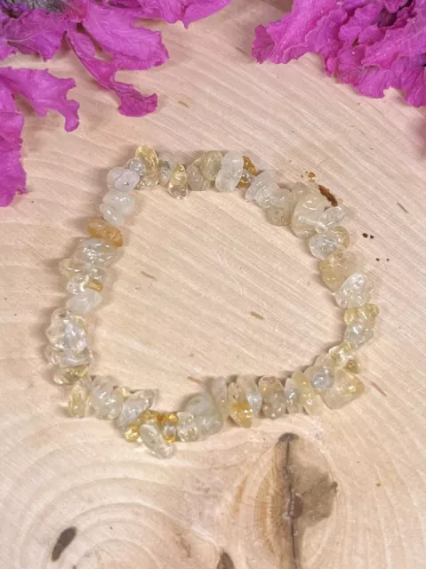 Citrine Bracelet Genuine Natural Chips Crystal AUS SELLER New 😃