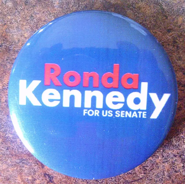 2024 NEVADA REPUBLICAN RONDA KENNEDY for Senate logo Button 3.85