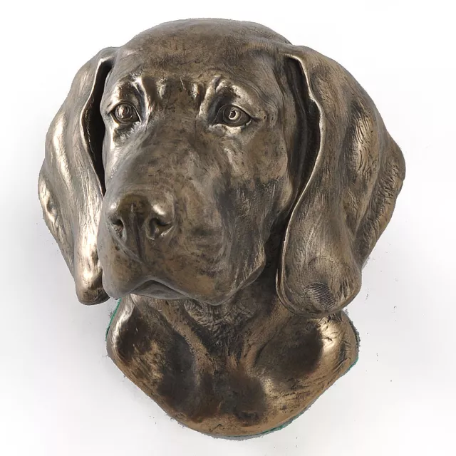 Weimaraner, dog statuette to hang on the wall, UK