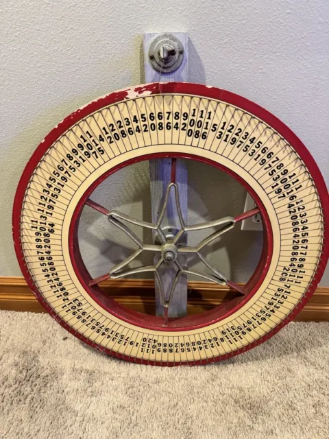 Vintage Roulette/Gaming/Carnival Wheel