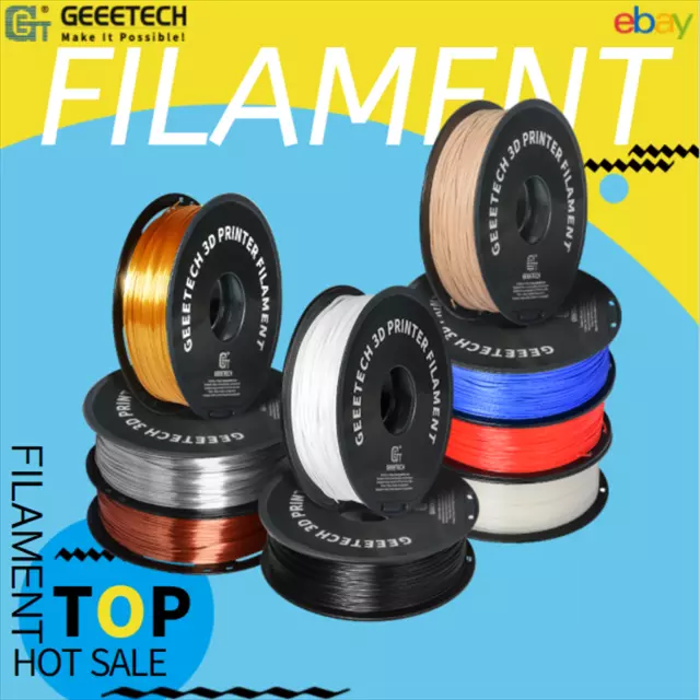 GEEETECH d'imprimante 3D PLA Consommables 1,75 mm 1 kg/rouleau de filament FR