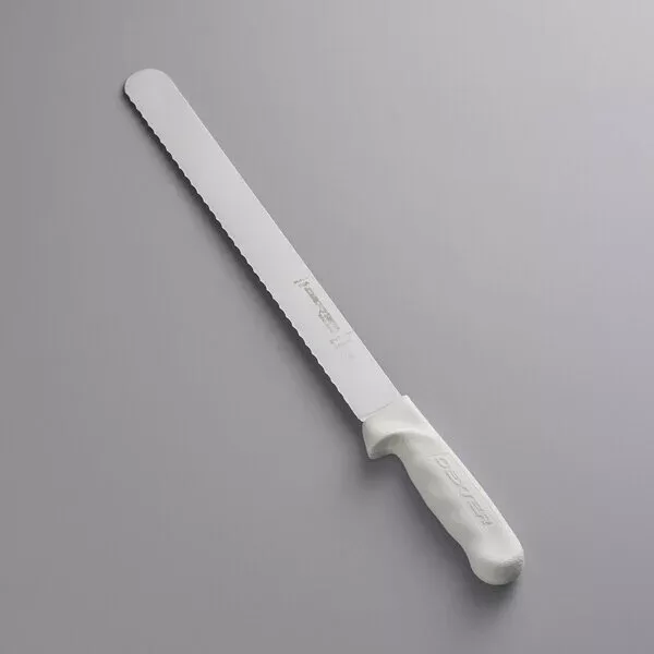 Dexter-Russell Sani-Safe 12" Narrow Scalloped Slicing Knife