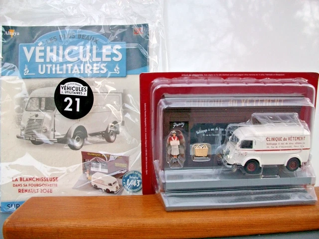 Miniature Altaya 1/43 - Véhicule Utilitaire N°38 - Renault 4 F6 'Le Colleur D'Affichés' - Rouge