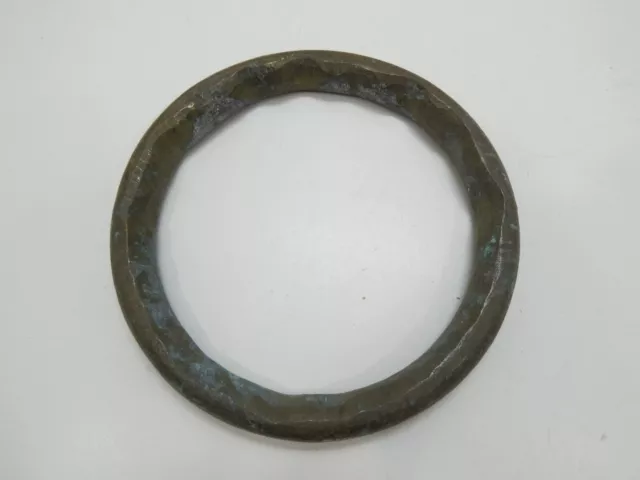 7 x 3/4 INCH BRONZE RING PURSE SEINE GUIDE SAIL BOAT HARDWARE (H3C919B)