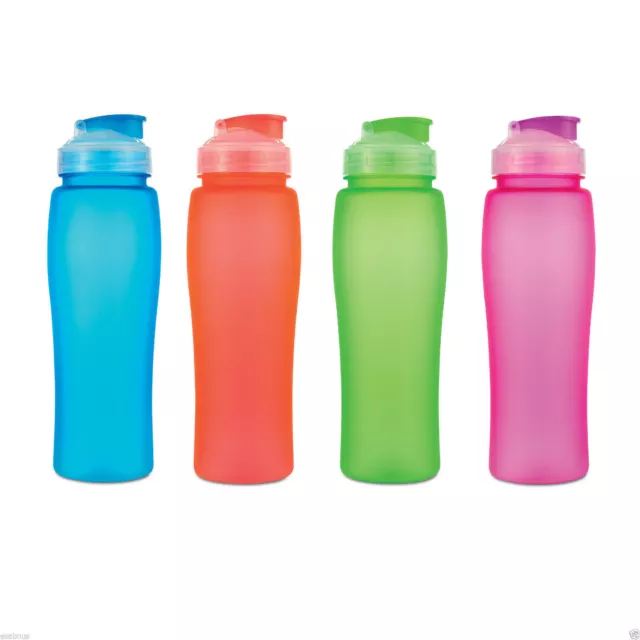 BN Bright Coloured Water Bottle BPA Free Plastic Bottle 750ml Gym Fitness Sports