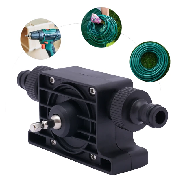 Water Pump Hand Drill Drive Priming Pump Home Oil Fluid Water Transfer Tool 15mm