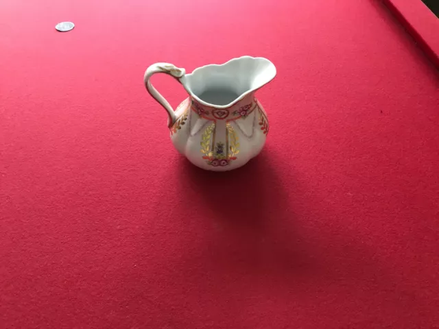 Vintage Royal Danube Pink and Gold Floral  Pitcher EUC
