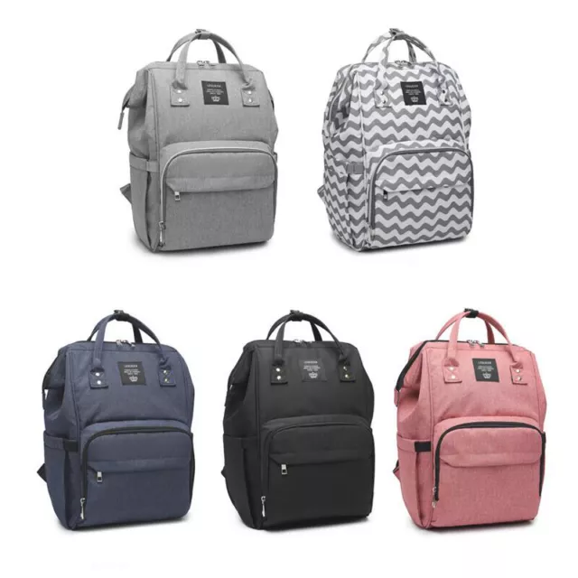 LEQUEEN Mummy Maternity Diaper Nappy Bag Baby Nursing Backpack Outdoor Traveling