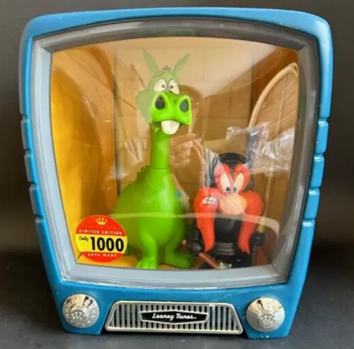 Looney Tunes Yosemite Sam & Dragon 2 X PVC Figur Funko Wacky Wobbler