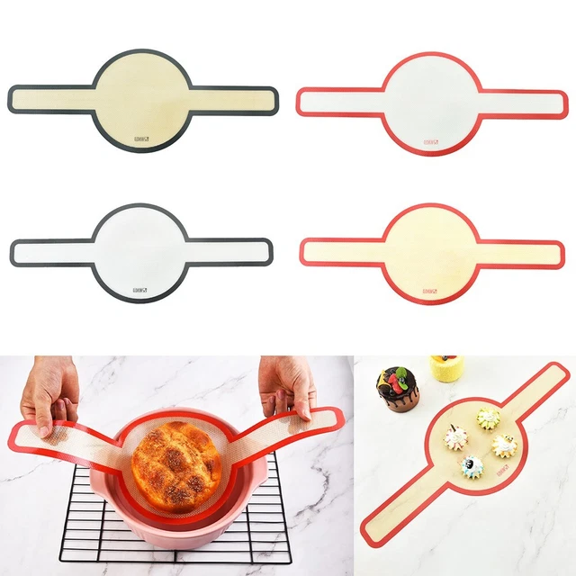 Tapis de pâtisserie en silicone antiadhésif extra large et épais avec