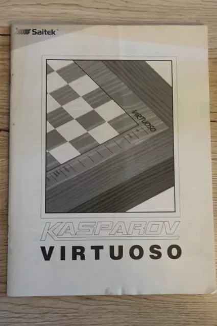 Kasparov Virtuoso Saitek Manual Notice Board Only