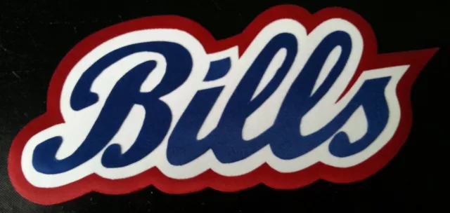 HUGE BUFFALO BILLS IRON-ON PATCH - 4 x 9.5 $10.77 - PicClick