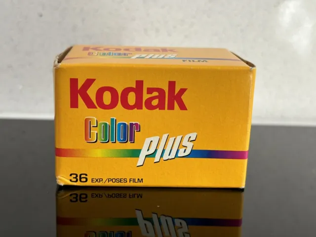 Sealed Kodak Color Plus ISO 35mm Camera Film 36 Exposure Colour