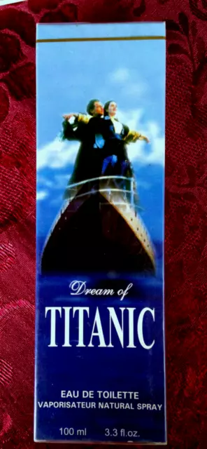  TITANIC 1997 PROMO MOVIE VINTAGE PERFUME  LEONARDO DiCAPRIO KATE WINSLET NEW