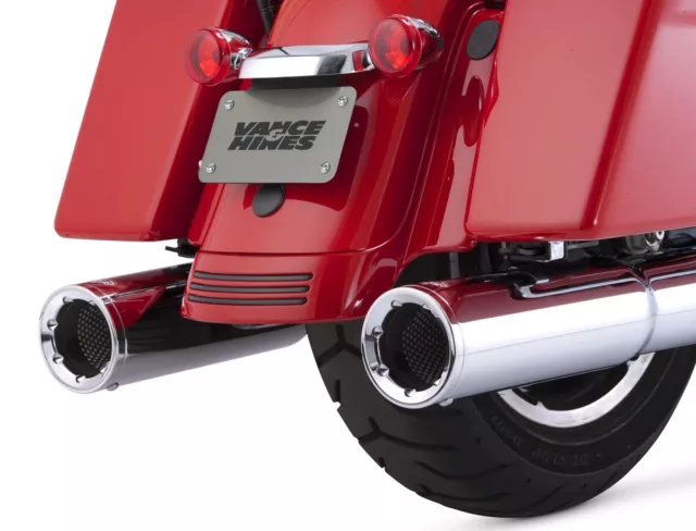 Hi Output Dual Slip On Exhaust Vance & Hines 16455 For 95-16 Harley Touring