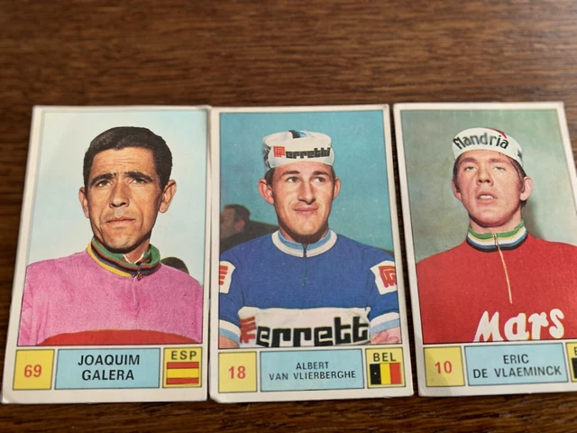 Edition française - RARE 54 STICKERS PANINI, SPRINT 71, CYCLISME