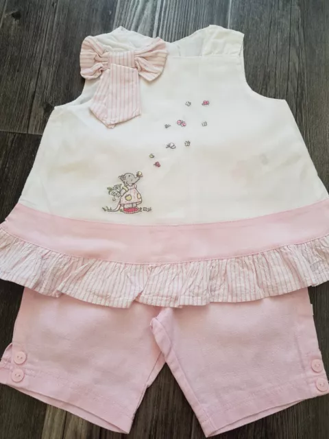 Bnwt Humphreys Corner Lotties Daisy Chain Top & Trousers 3-6 Months Gift Summer