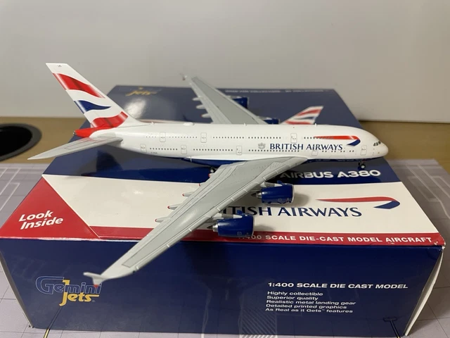 Airbus A380-800 Lufthansa 1/400 - GeminiJets D-AIMK Nouvelles Couleurs (neuf)
