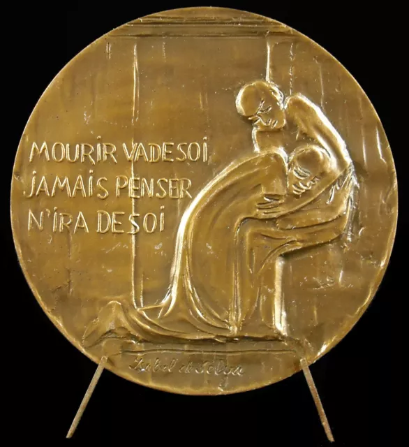 Medal Maurice Schumann Writer Sc Isabel Selva 1979 Pressman Medal