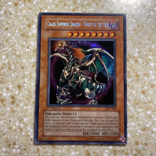 Yu-Gi-Oh! TCG Chaos Emperor Dragon - Envoy of the End IOC-000 1st Edition NM