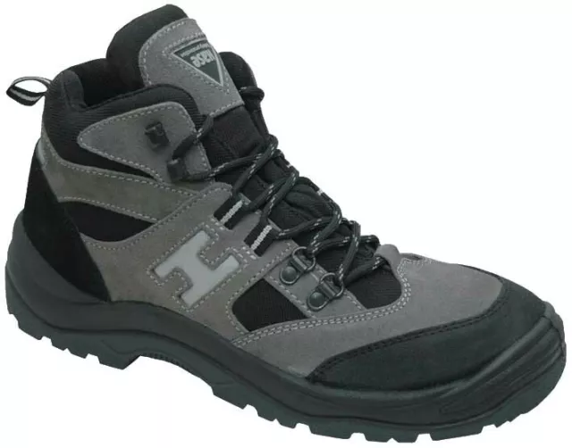 Arbeitsschuh ANTIGUA HIGH, Sicherheitsstiefel grau, Gr. 38-48 EN 20345-S1P