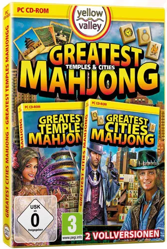 Greatest Cities Mahjong + Temples (Giallo Valley) PC Nuovo + Conf. Orig.