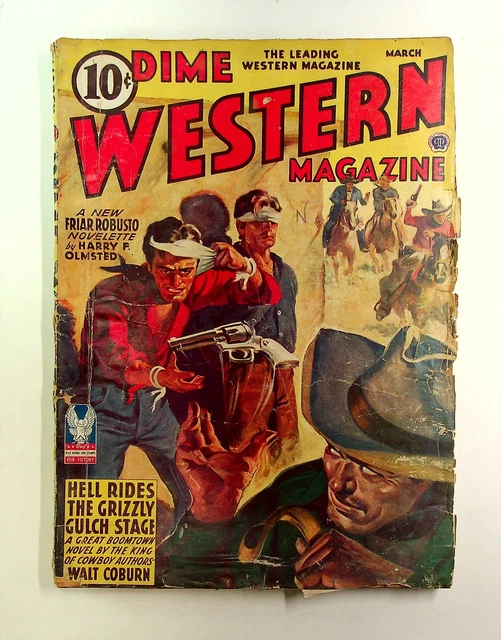 Dime Western Magazine Pulp Mar 1943 Vol. 35 #3 GD/VG 3.0