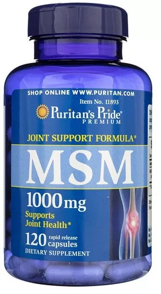 MSM 1000 mg 120 Kapseln Puritans Pride