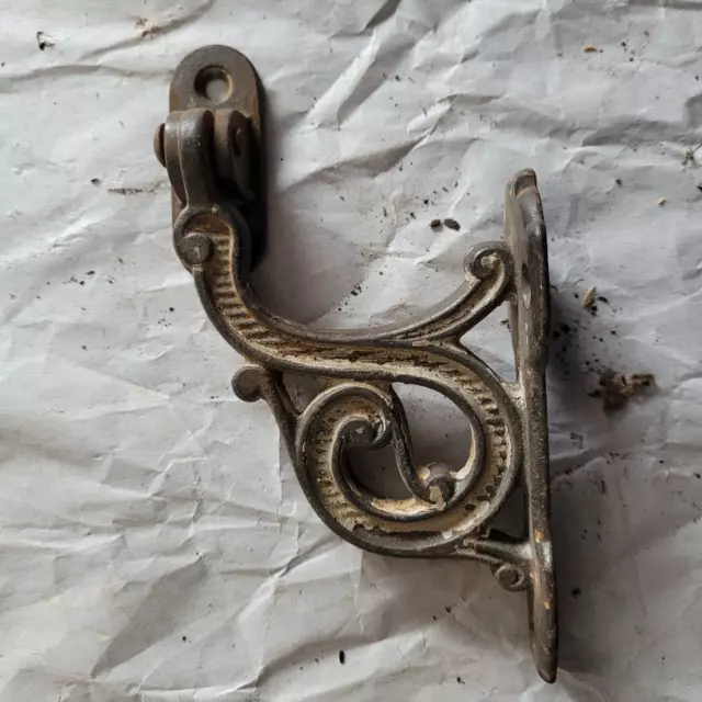 Antique Original Hand Rail Bracket Cast Iron