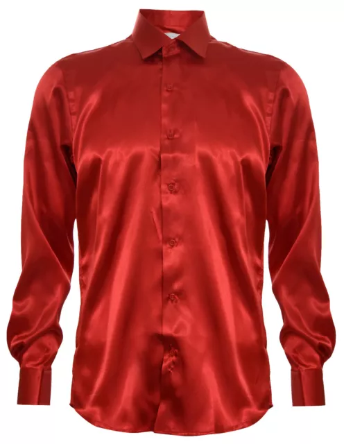 Camicia di raso discount uomo