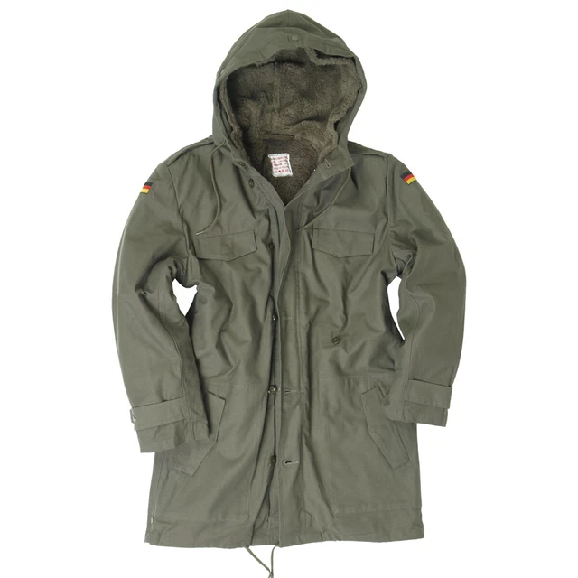 MIL TEC BW BUNDESWEHR Parka Vert Olive avec Doublure Et Capuche 46 68 Army Veste EUR 100 48 PicClick FR