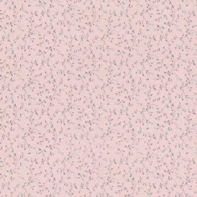 Blumen Vlies-Tapete rosa Rasch Textil Petite Fleur  289038