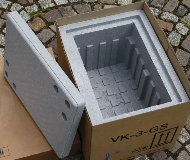 Styropor-Box mit Umverpackung