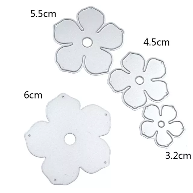 Plantillas DIY Flor Corazón Metal Cutting Troqueles Tarjeta de Papel