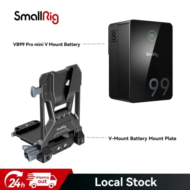 SmallRig V-Mount Battery Plate,V Lock Mounting Plate/VB99 Pro mini Battery