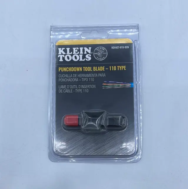 Klein Tools Punchdown Tool Blade 110 Type  Free Shipping