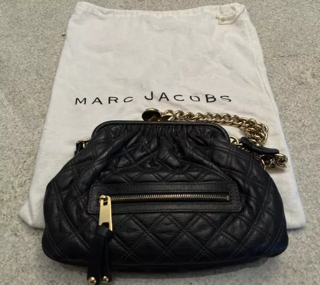Marc Jacobs Black Quilted Leather Flap Chain Shoulder Bag at 1stDibs  marc  jacobs quilted bag with gold chain, marc jacobs black bag with gold chain, marc  jacobs pearl bag