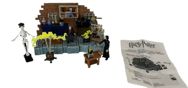 Mattel Harry Potter Potions Class Playset Snape & Harry Mini Figures 2003 No Box