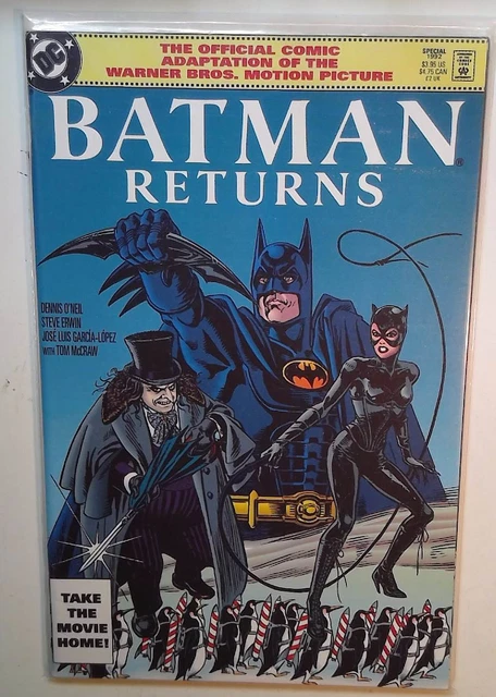 Batman Returns #1b DC (1992) Movie Adaptation Newsstand Comic Book