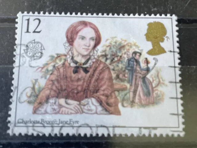￼GB 1980 12P Charlotte Brontë. Error Missing ‘P’. CV £25 Used